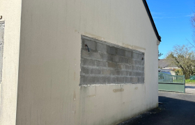Rénovation d’enduit gratté à neuf réalisé à Sainte-Luce-sur-Loire